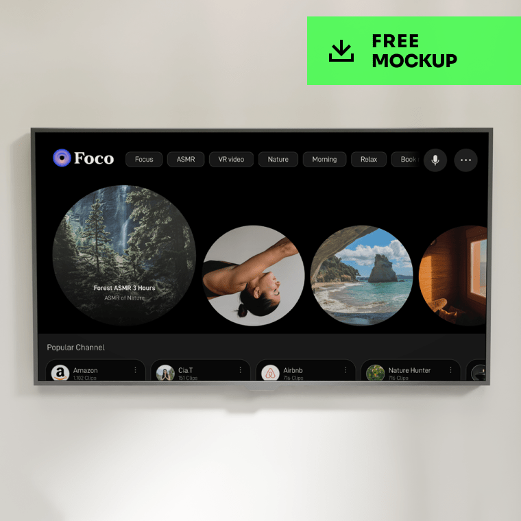 (FREE MOCKUP) TV